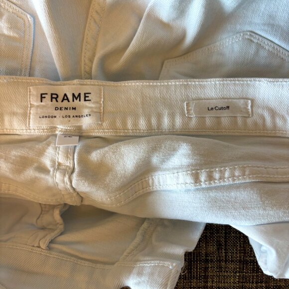 FRAME Le Cutoff Light Blue Denim Shorts - Stylish & Comfortable. Women’s 26 - Picture 6 of 8